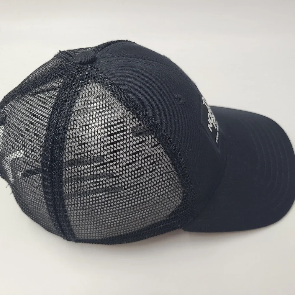 The North Face Hat Snapback Trucker Mesh Black White Fine Alpine Equipment Men
